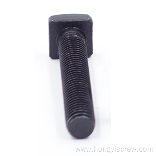 Class8.8 Black Oxide Flat Square Head lag Bolts